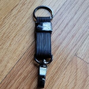 Black Kenneth Cole  Keychain with Silver Accents